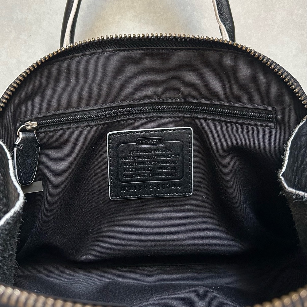 COACH - Bleecker Edgepaint Leather Satchel Shoulder Handbag - Picture 12 of 14